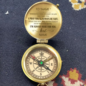 Personalized Compass To Grandson - I'm Always Here For You - Gpb22001