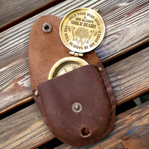 Engraved Compass - Viking - To My Dad - You Will Always Be My World - Gpb18043