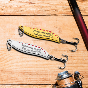 Fishing Spoon Lure - Fishing - To Myself - Fishers Envy My Luck - Gfaa34001