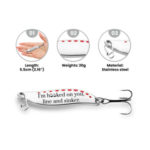 Personalized Fishing Lures - Fishing - My Dearest Man - You're My Anchor In The Storm - Gfaa26014
