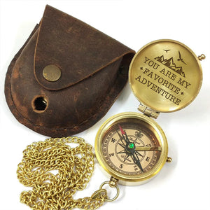 Personalized Compass Gift – For When They Can’t Hold Your Hand, Let Them Hold This - Gpb26046