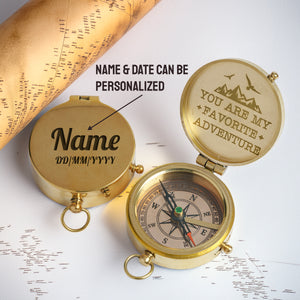 Personalized Compass Gift – For When They Can’t Hold Your Hand, Let Them Hold This - Gpb26046