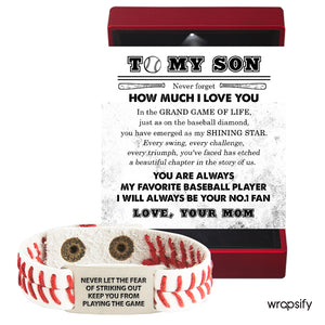 Baseball Bracelet - Baseball - To My Son - From Mom - You Have Emerged As My Shining Star - Gbzj16029
