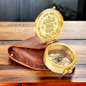 Engraved Compass - Viking - To My Dad - You Are My Favorite Viking Dad - Gpb18041