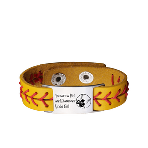 Personalized Softball Bracelet - Softball - To My Daughter - From Mom - Your No.1 Fan - Gbzk17001