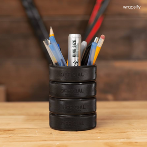 Hockey Can Cooler - Made from Real Pucks -  For Hockey Fan - Gawd