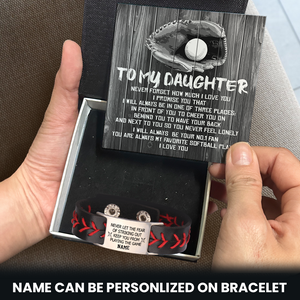 Personalized Softball Bracelet For Daughter - Gbzk17012