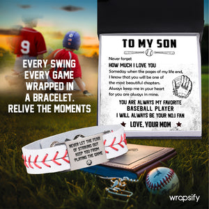 Baseball Bracelet - Baseball - To My Son - From Mom - You Are Always In Mine - Gbzj16030