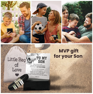 Personalized Leather Bracelet - Soccer - To My Son - You Can't Withstand The Storm - Gbzl16049