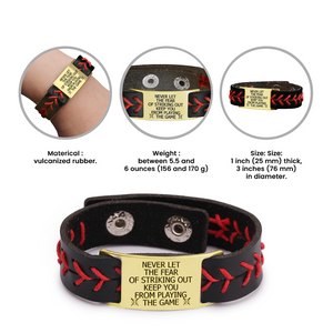 Personalized Softball Bracelet For Daughter - Gbzk17012