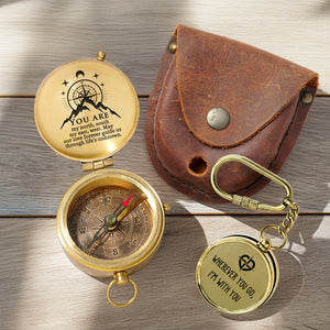 Combo Personalized Engraved Compass and Keychain - To My Loved One - Gpc26001