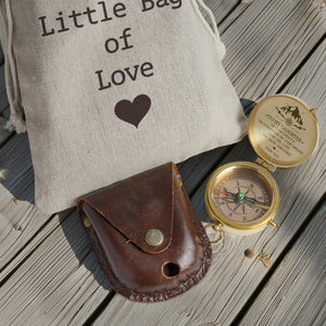 Personalization Engraved Compass - Family - To My Daughter - From Dad - Live The Life You Have Imagined - Gpb17006