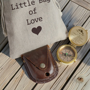 Personalized Engraved Compass - Family - To My Granddaughter - From Granddad - Live The Life You Have Imagined - Gpb23008