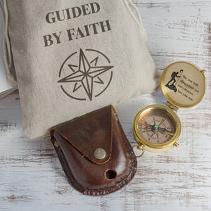 One Step with Faith, Forever Guided - May Your Faith Always Guide You - Communion & Confirmation Compass - Gpb16084