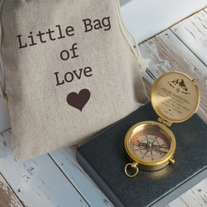 Personalized Engraved Compass - Family - To My Daughter - From Mom - Live The Life You Have Imagined - Gpb17007