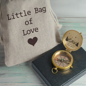 Personalized Compass Gift - You Can’t Always Be There - But This Can - Gpb26012