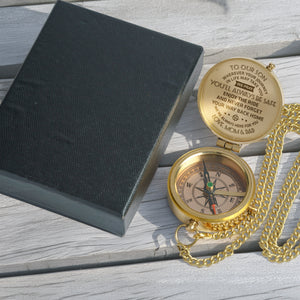 Personalized Engraved Compass - Family - To Our Son - We Pray You'll Always Be Safe - Gpb16010