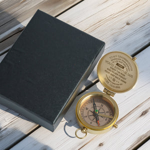 Personalized Engraved Compass - Family - To My Granddaughter - From Grandpa - I Pray You'll Always Be Safe - Gpb23003