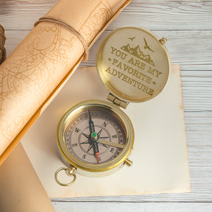 Personalized Compass Gift – For When They Can’t Hold Your Hand, Let Them Hold This - Gpb26046