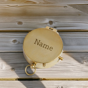 Personalization Engraved Compass - Family - To My Daughter - From Dad - Live The Life You Have Imagined - Gpb17006