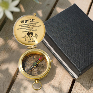 Personalized Engraved Compass - Family - To My Dad - From Son - You Are Always My First Love! - Gpb18051