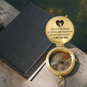 Personalized Engraved Compass - Family - To My Dad - From Daughter - I Love You Dad - Gpb18053