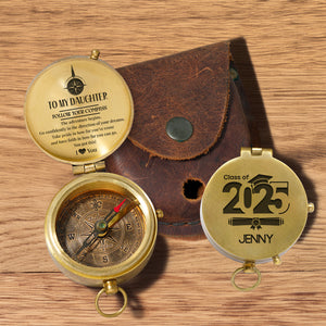 Personalized Engraved Compass - Family - To My Daughter - Go Confidently In The Direction Of Your Dreams - Gpb17018