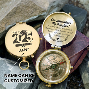 Personalized Engraved Compass - Family - To My Daughter - Believe In Yourself As Much As I Believe In You - Gpb17015