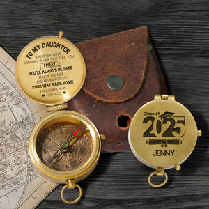 Personalized Engraved Compass - Family - To My Daughter - I’m Always Here For You - Gpb17016