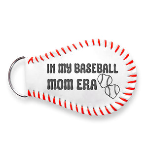 Handmade Leather Baseball Keychain - Baseball - To My Mom - In My Baseball Mom Era - Gkqi19001