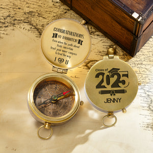 Personalized Engraved Compass - Family - To My Daughter - Congratulations - Gpb17017