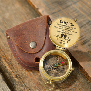 Personalized Engraved Compass - Family - To My Dad - From Son - You Are Always My First Love! - Gpb18051