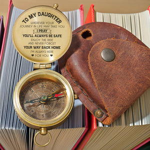 Personalized Engraved Compass - Family - To My Daughter - I’m Always Here For You - Gpb17016