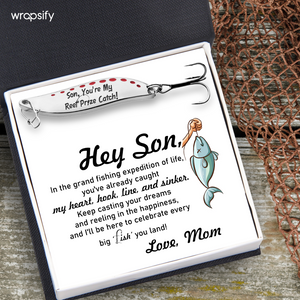 Fishing Lures - Fishing - To My Son - I'll Be Here To Celebrate Every Big 'Fish' You Land- Gfaa16012