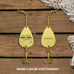 Personalized Engraved Fishing Hook - Fishing - To My Son - You Are The Real Deal Of My Life - Gfa16007
