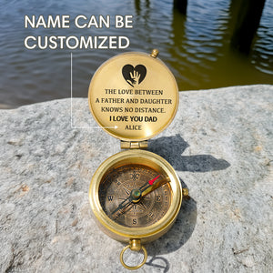 Personalized Engraved Compass - Family - To My Dad - From Daughter - I Love You Dad - Gpb18053
