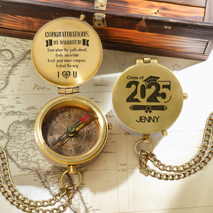 Personalized Engraved Compass - Family - To My Daughter - Congratulations - Gpb17017