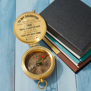 Personalized Engraved Compass - Family - To My Daughter - I’m Always Here For You - Gpb17016