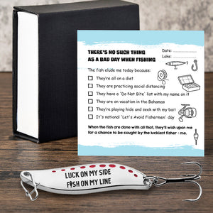 Spoon Fishing Lure - Fishing - To My Myself - Luck On My Side - Gfaa34004
