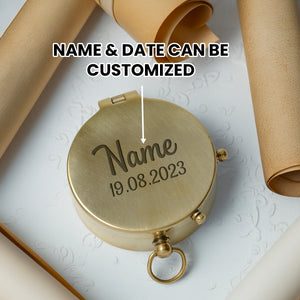 Personalized Compass Gift - So When You're Not Around To Say 'I Love You' This Compass Says It For You - Gpb14001