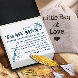 Pineapple Fishing Lure - Fishing - To My Man - Fishing With You Is Like A Perfect Day Out - Gfad26002