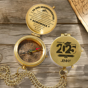 Personalized Engraved Compass - Family - To Our Granddaughter - We Are So Proud Of You - Gpb23013
