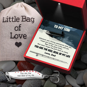Personalized Spoon Fishing Lure - Fishing - To My Son - You Are The Reel Deal Of My Life - Gfaa16018