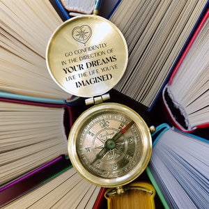 Personalized Engraved Compass - Family - To My Son Daughter Grandson Granddaughter - Live The Life You've - Gpb16078