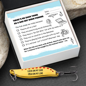 Spoon Fishing Lure - Fishing - To My Myself - Luck On My Side - Gfaa34004