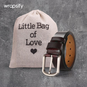 Home Run Hero Gift - Baseball Leather Belt with a Hidden Surprise - Gar26005