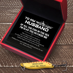 Spoon Fishing Lure - Fishing - To My Husband - Good Luck - Gfaa14008