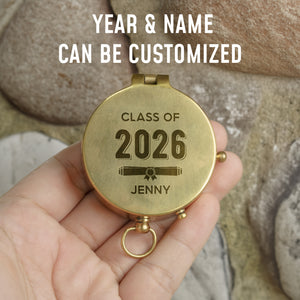 Personalized Engraved Compass - Family - To My Granddaughter - Go Confidently In The Direction Of Your Dreams - Gpb23014