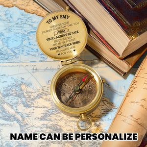 Personalized Engraved Compass - Family - To My Daughter - I’m Always Here For You - Gpb17016