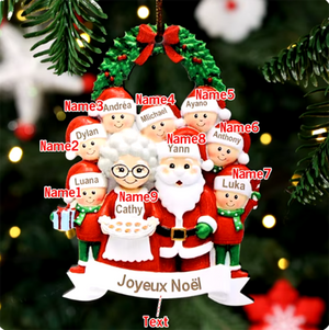 Personalized Grandparents And Grandkids Christmas Ornament - We Love You - Ganc20001